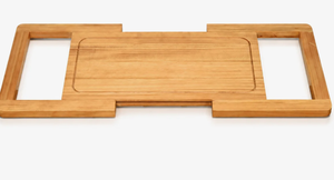 Tabla de cortar de bambú con bandeja rectangular multifuncional para cocina, para cortar frutas y carne - Product Image 3