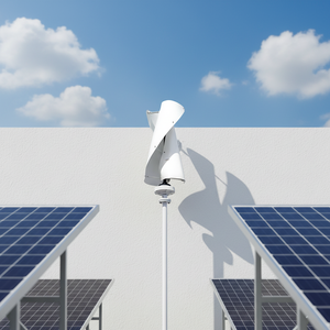 Éolienne à axe vertical haute efficacité 1kW 2kW 12V 24V pour alimentation gratuite maison ferme résidentiel commerce léger pales hélicoïdales - Product Image 1