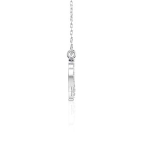 Colgante de Plata con Moissanita en Forma de Corazón, Corte Redondo, Elegante y Encantador para Mujer - Product Image 6