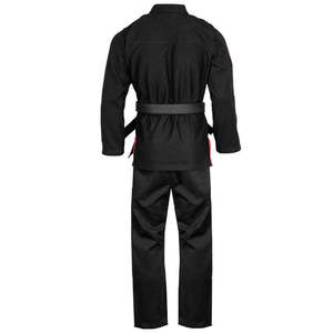 Kimono de Jiu-Jitsu Brésilien et MMA unisexe léger, respirant, séchage rapide, 450 g/m², 100 % coton, bleu, blanc et noir - Product Image 4