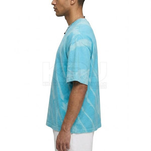 Soft Stretch Knitted Breathable Quick Dry Eco-Friendly Men Oversized Gym Tee for Workout Training and Sports - Product Image 3