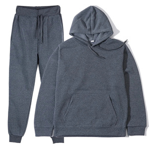 <b>Red</b> Cotton Tracksuit <b>Hoodie</b> Jogger Set Solid Color Casual Autumn Wear Full Sleeve Drawstring Pants Side Pockets and online sale - Product Image 4