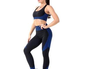Conjunto de Yoga para Mujer, Transpirable, con Tela Elástica para Ejercicio Diario, Cómodo, Ropa Deportiva Premium - Product Image 3