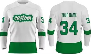 Maillot de hockey sur glace personnalisé avec impression par sublimation, vêtements de sport pour équipe - Product Image 5