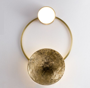 Lámpara de Pared con Acabado Dorado, Iluminación Interior, Aplique de Pared, Decoración para el Hogar, Hotel, Sala de Estar, Dormitorio, Aplique de Metal Tipo Candelabro - Product Image 2