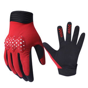 Guantes de Motocross Personalizados, Impermeables, Resistentes al Viento, con Pantalla Táctil, Elásticos en Cuatro Direcciones, Cierre de Gancho y Bucle, Unisex, de Cuero - Product Image 1