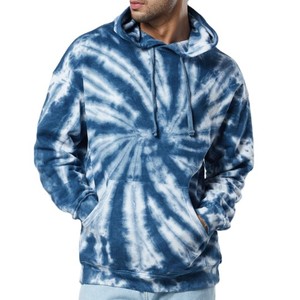 Sudadera con Capucha Tie Dye para Hombre, Nueva Colección 2026, Corte Regular, Algodón French Terry, Estilo Casual Otoñal, Diseño con Bolsillo Frontal, OEM - Product Image 1