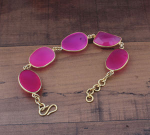 Natural Pink Jade Vintage Charms Pendant Necklace Platinum Plated 925 Sterling Silver Jewelry Unisex Mother's <b>Day</b> <b>Gift</b> Wholesale - Product Image 1