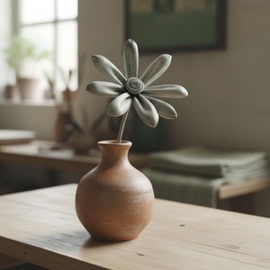VADEE Premium Dark Blue Star Magnolia 002 Sola Wood Flowers Sustainable Craft Handmade 8-8.5cm Sesbania Plant Stick Home - Product Image 6