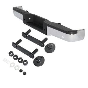 Paraurti Posteriore per Ford F150 2009-2014 con Fori, Argento/Acciaio - Product Image 1