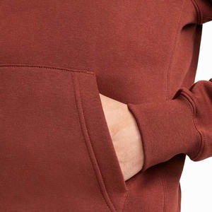 Sudadera con Capucha para Hombre, Corte Regular, Color Sólido, Diseño con Bolsillos, Ropa Casual de Otoño, Tejido de Felpa, 100% Algodón - Product Image 5