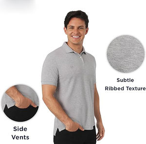 Camisetas polo de moda casual para hombre, estilo moderno, tela transpirable, ajuste cómodo, ligeras, para uso diario en verano. - Product Image 3