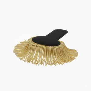 Epaulettes de Hombro con Flecos de Oro Personalizados, Uniformes Ceremoniales Hechos a Mano, Poliéster/Algodón Transpirable, Unisex, Decorativos Formales - Product Image 4