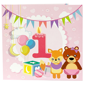 Tarjetas de Felicitación de Osos y Zorros, Papelería con Temática de Juguetes para Niños y Amigos - Product Image 1