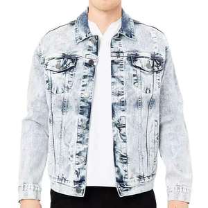 <b>Men</b> <b>Denim</b> <b>Jacket</b> with Sherpa Lining <b>Jacket</b> for Casual and Cool Weather Wear, Stylish Autumn <b>Jacket</b> Reasonable Price OEM Service - Product Image 2