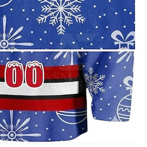 Jersey de Hockey sobre Hielo Sublimado Personalizado, Uniforme Profesional para Equipos, Tejido Transpirable de Secado Rápido, Servicio de Impresión a Todo Color - Product Image 2