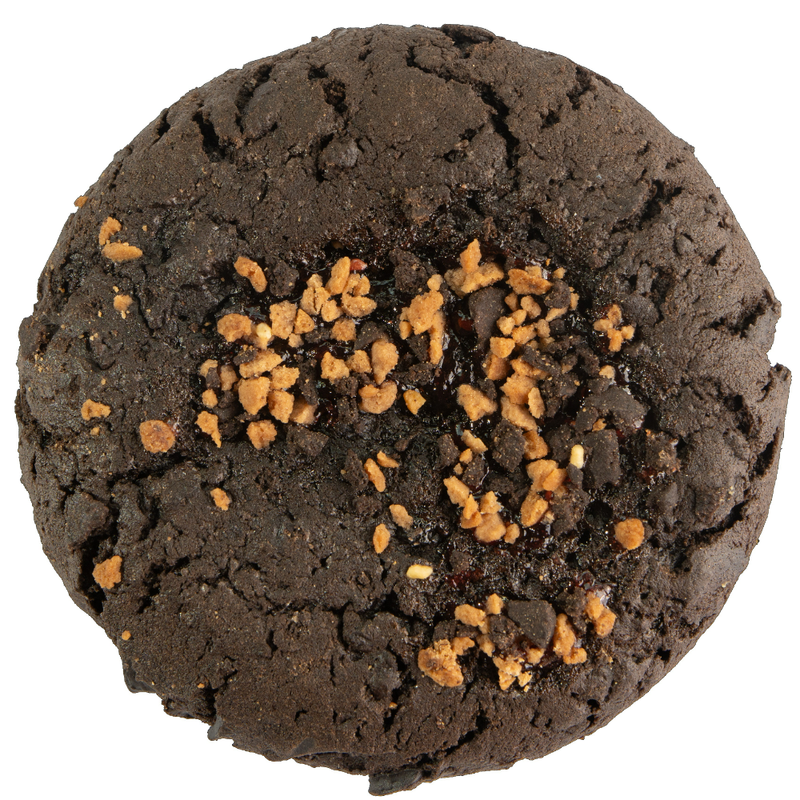 Red Velvet Chocolate Crunch Levain Cookie