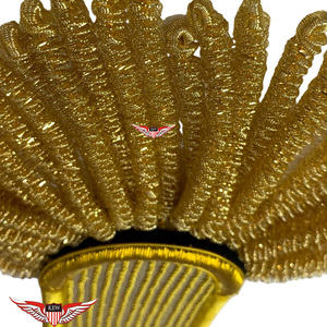 KEW - Epaulettes Dorados Personalizados de Alta Calidad, Estilo Francés Vintage Napoleónico, Lujosos, Ecológicos, Bordados, para Desfiles y Ceremonias - Product Image 4