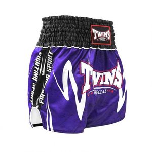 Shorts Dobles de Muay Thai de Alta Calidad, Diseño de Camuflaje Tigre Blanco y Negro, para Boxeo, MMA, Kickboxing, Unisex, Sublimados - Product Image 5