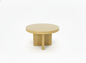 Ensemble de table à manger ronde moderne avec 4 chaises en frêne massif et placage MDF, durable et léger - Product Image 2
