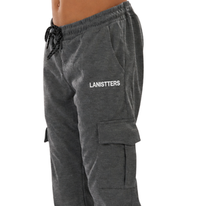 Customized <b>Men</b> <b>Cargo</b> Trousers Drawstring Waist Multi Pocket <b>Cuffed</b> Jogger <b>Pants</b> Casual Streetwear OEM Garment Factories Supplier - Product Image 6