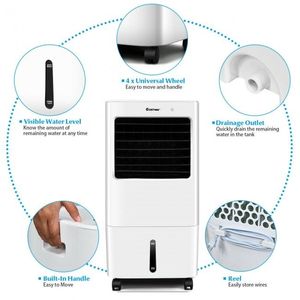 Ventilatore Raffrescatore Evaporativo Portatile 3 in 1 con Telecomando, Climatizzatore Indipendente a Risparmio Energetico - Product Image 3