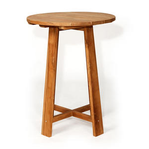 Table de bar en bois moderne pour intérieur et extérieur, pour café, restaurant, hôtel, mobilier d'hôtellerie, fabricant en gros - Product Image 1