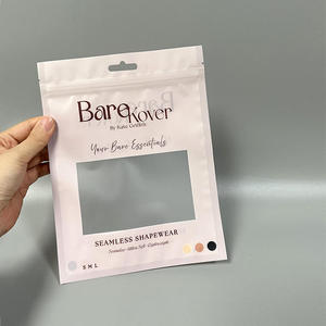 Bolsa Plana con Cierre Personalizada con Ventana Transparente para Polvo Cosmético |   Laminado PET/CPP de Tamaño Pequeño |   Muesca de desgarro |   Vietnam - Product Image 1