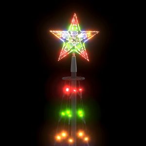 Árbol de Navidad en Forma de Cono, Decoración Colorida con 84 LED, Tamaño 19.7''x59.1'' - Product Image 5