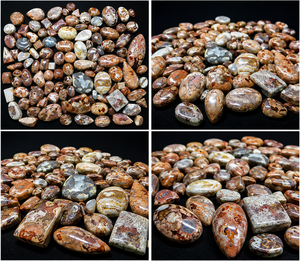 Opale de feu mexicaine naturelle en cabochon |   Opale de feu de qualité supérieure, pierre précieuse en vrac |   Pierre de bijouterie polie |   Fabricant en gros - Product Image 5