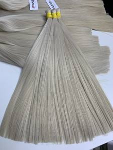 ผมต่อแบบหนา100กรัมสีอ่อน24นิ้วผมผู้บริจาคเวียดนาม - Product Image 3