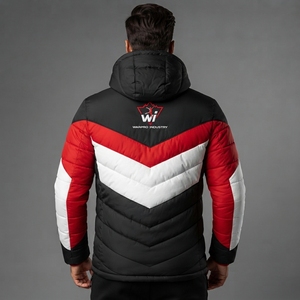 <b>Men</b> Puffer <b>Jacket</b> Premium <b>Lightweight</b> Winter Coat Quilted Insulation Comfortable Warm Breathable Outerwear For Outdoor Travel - Product Image 6