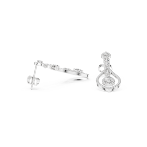 Pendientes de Moissanita con Corte de Pera en Forma de Gota de Agua, Engaste de Garra, Joyería Clásica para Bodas de Mujer - Product Image 2
