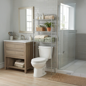 Shopee vente coin monté en acier ménage stockage salle de bain étagères métal meubles de maison fabriqués à Taiwan pour les hôtels - Product Image 4