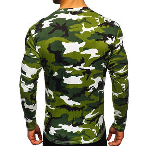 Camiseta de Compresión para Hombre, Manga Larga, Negra, Deportiva, de Secado Rápido, Transpirable, Informal - Product Image 3