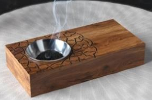 Nouveauté 2027, Cadeau du Ramadan et de l'Aïd, Brûleur d'encens en bois de manguier écologique, Plateau pour encens, Décoration d'intérieur, Art religieux arabe - Product Image 2