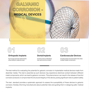Évaluation du potentiel de corrosion galvanique - Implants médicaux - Product Image 1