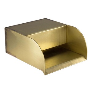 Pool Scupper Pond Product Underwater Waterfall Modern Brass Metal Wall Spillway Sturdy Brass <b>Water</b> <b>Fountain</b> <b>Spout</b> Pool Scupper - Product Image 2