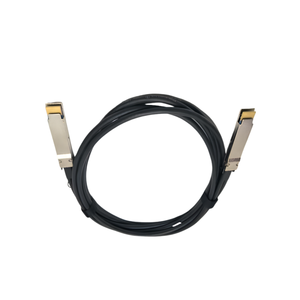 Cable de Fibra Óptica Trenzado de Cobre OM3 de Alta Velocidad QSFP28 con Cubierta LSZH y Funda Trenzada para Servidor de Conmutación de Red - Product Image 4