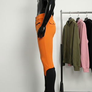 Pantalones de equitación al por mayor de fábrica con agarre de silicona, cintura alta, pantalones de equitación para mujer, leggings de equitación, OEM ODM personalizados - Product Image 5