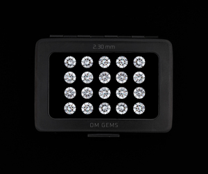 Diamantes cultivados en laboratorio, corte redondo suelto de 2.1-2.5 mm, diamantes cultivados en laboratorio CVD-HPHT, diamantes blancos creados en laboratorio para joyería al por mayor. - Product Image 3