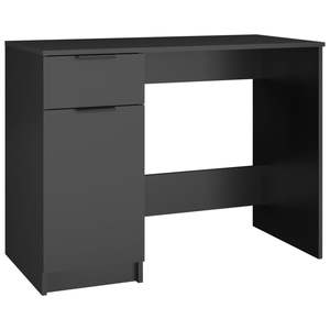 Escritorio rectangular negro para computadora de 39.4x19.7x29.5 pulgadas de madera de ingeniería - Product Image 2