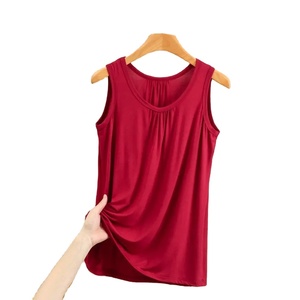 เสื้อกล้ามใส่วิ่งในยิมของผู้หญิงเสื้อกล้ามผ้าฝ้าย100% ธรรมดาระบายอากาศได้ดี2025ฤดูร้อน - Product Image 1