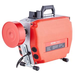 Sonda Elettrica per Pulizia Fognature da 420W, 36,5m x 7/8 Pollici, con 6 Lame e 2 Cavi in Acciaio, Alimentazione Manuale - Product Image 1