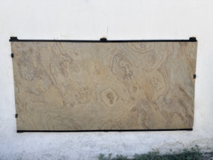 Revêtement mural en ardoise naturelle indienne, feuille de pierre flexible, surface rustique légère pour la décoration murale et les projets de façade - Product Image 6