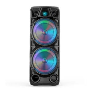 Barra de som alto-falante com dente azul sem fio com sistema de home theater para jogos RGB LED som estéreo subwoofer iluminação Hi-Fi mix baixo