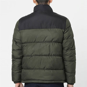 High Performance Outdoor Men's Puffer Jackets Stand Front Eco-Friendly Windproof Lightweight Insulated <b>Fabric</b> Comfortable Fit - Product Image 3