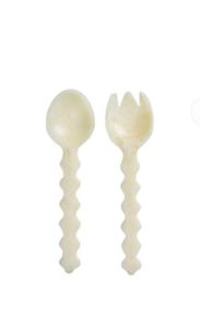 Juego de Servidores de Ensalada Azules de Resina Epoxi Ecológica Americana, Diseño de Última Generación, Artesanía de Alta Calidad, para Cocina y Hogar, 11 Piezas - Product Image 2