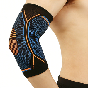Support de Coude de Qualité Supérieure en Polyester et Nylon, Protection Professionnelle, Compression Élastique pour Gym, Tennis, et Récupération de l'Arthrite - Product Image 4
