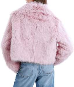 Gilet long en fourrure de renard mongole, fait main en Europe, pour femme, style trench épais, haute couture, très prisé par les influenceuses - Product Image 2